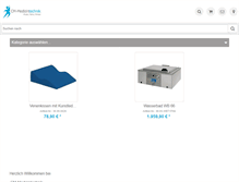 Tablet Screenshot of cm-medizintechnik.com